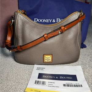 Dooney & Bourke Gray Small Kiley Hobo Bag